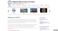 Desktop Screenshot of coroners.org