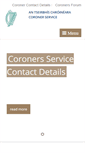 Mobile Screenshot of coroners.ie